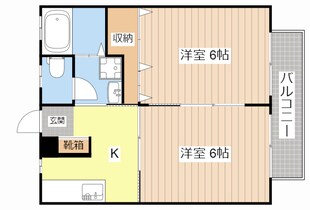 ハイツ田園の物件間取画像